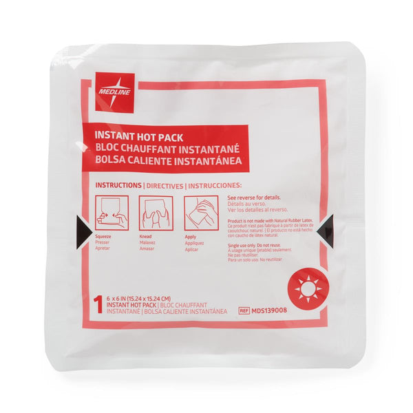 Instant Hot Pack, 6" x 6", 24/CS (MDS139008) Case of 24