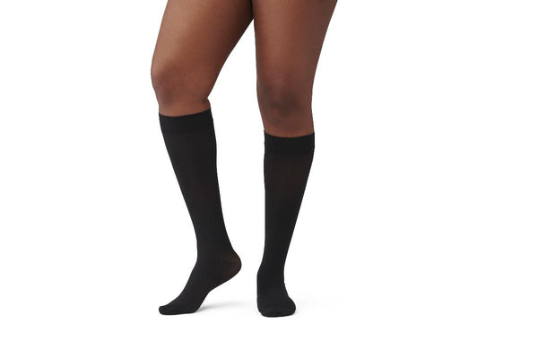 CURAD Compression Hosiery, Knee High, 20-30 mmHg, Black, Size E (2XL), 1/EA  (MDS1703EBH) Each