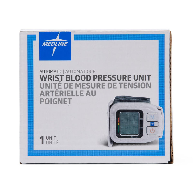 Digital Blood Pressure Monitor with Wrist Cuff, 14 cm to 19.5 cm, 1/EA  (MDS3003) Each