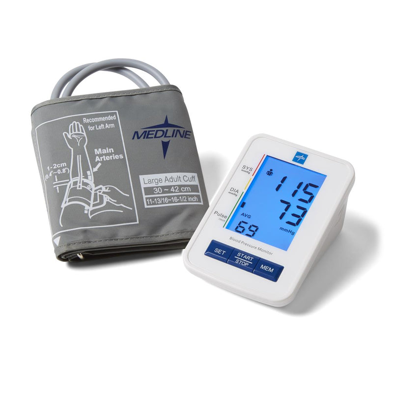 Automatic Digital Blood Pressure Monitor with Large Adult Cuff, 1/EA  (MDS4001LA) Each