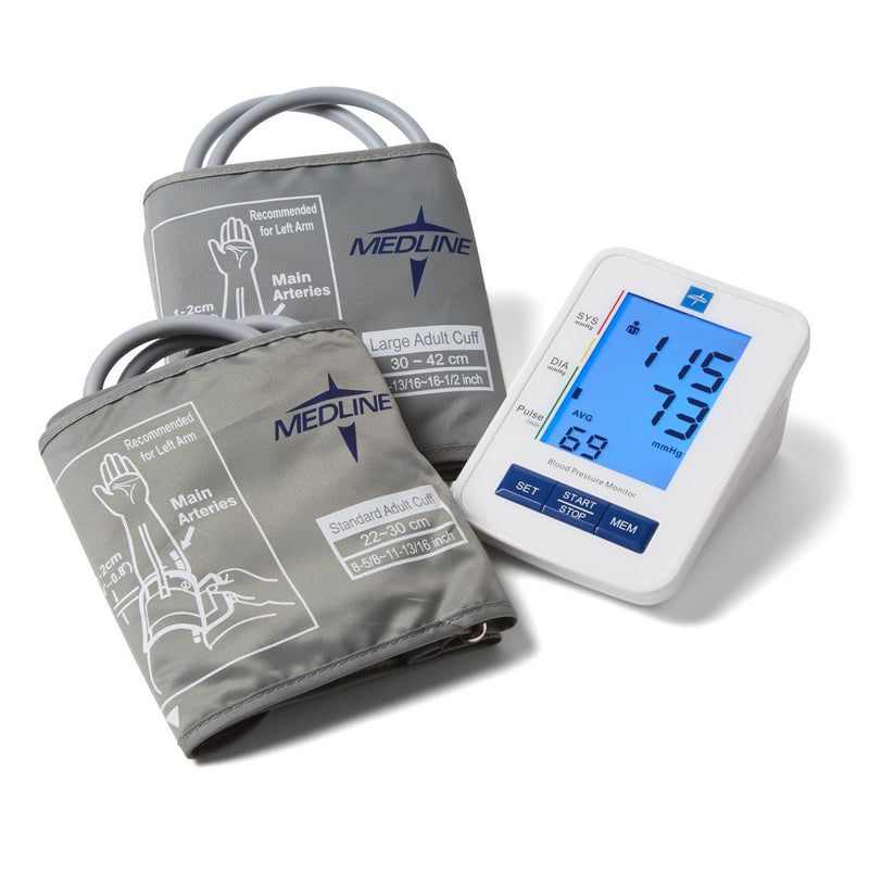 Automatic Digital Blood Pressure Monitor with Adult and Large Adult Cuffs, 1/EA  (MDS4001PLUS) Each