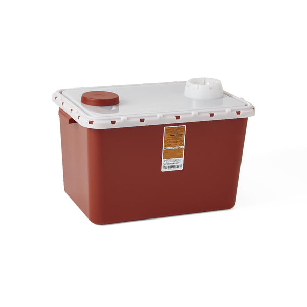 Sharps Containers, Red, Star Lid, 8 gal., 10/CS  (MDS705208ST) Case of 10