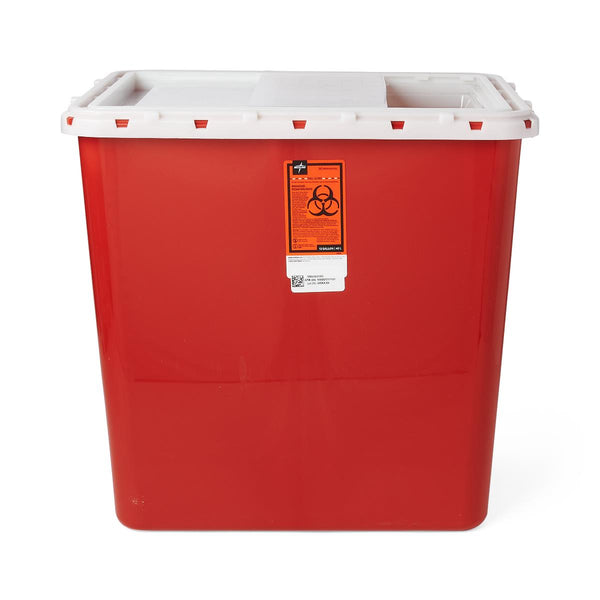 Sharps Containers, Red, Sliding Lid, 12 gal., 10/CS  (MDS705212SL) Case of 10