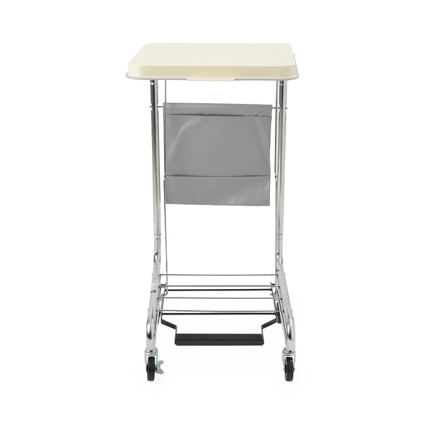 Soiled Linen Hamper with Foot Pedal, Single-Bag, Metal Lid with "Soiled Linen" Print, 20" W x 18" L 38" H, 1 EA (MDS80529) Each