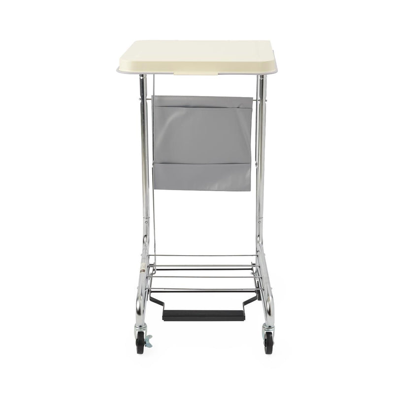 Soiled Linen Hamper with Foot Pedal, Single-Bag, Metal Lid with "Soiled Linen" Print, 20" W x 18" L 38" H, 1 EA (MDS80529) Each