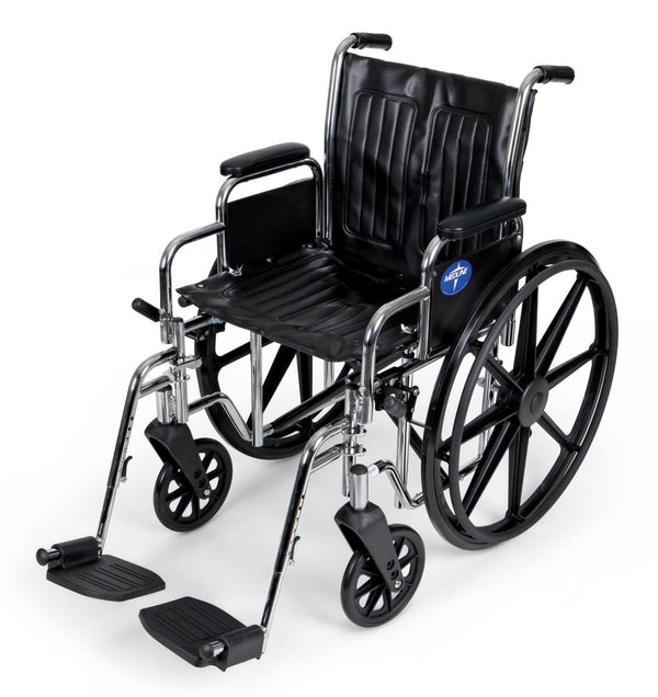 Excel Wheelchair, Removable Desk-Length Arms, Swing-Away Footrests, 18", 1/EA  (MDS806250D) Each