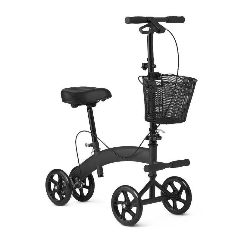 Manual Seated Scooter Knee Walker, Black, 1/EA  (MDS86000SS) Each