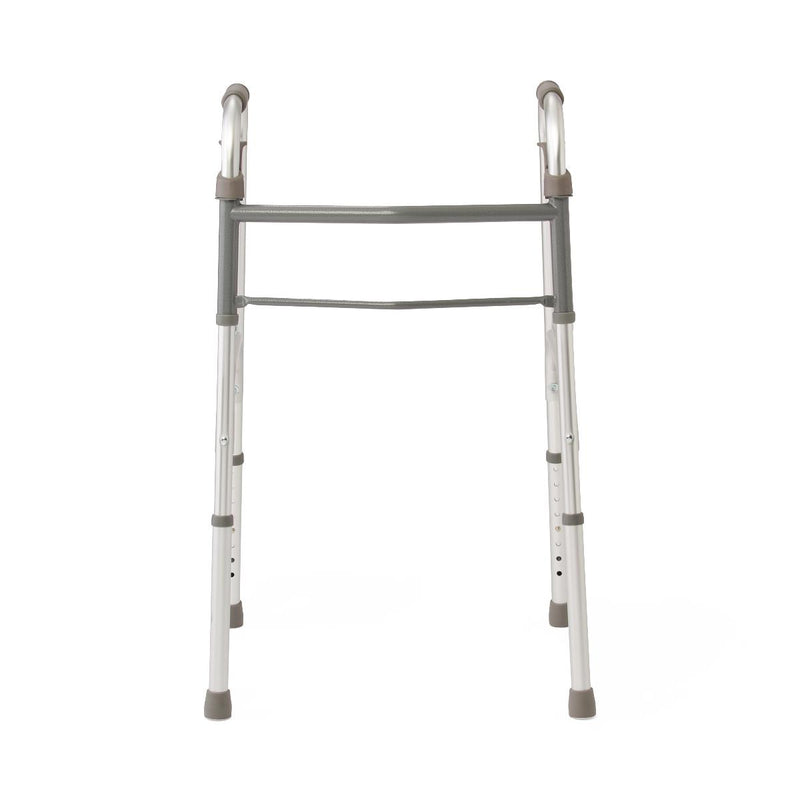 Medline Adult Folding Paddle Walker, No Wheels, 4/CS  (MDS86410P) Case of 4