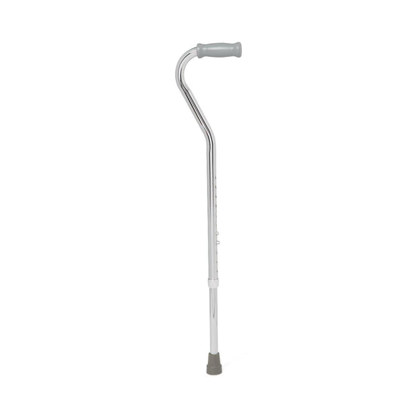 Bariatric Offset Handle Cane, Chrome, 1/EA  (MDS86420XWCHR) Each