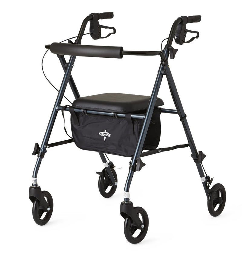 Superlight Aluminum Rollator, Smoky Blue, 1/EA  (MDS86825SLB) Each