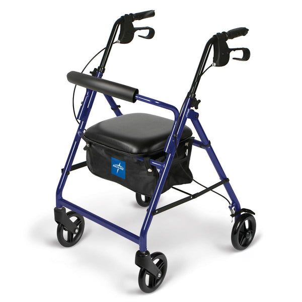 Basic Rollator with 6" Wheels, Blue, 1/EA  (MDS86850EB) Each