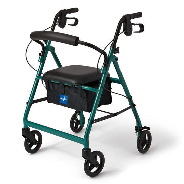 Basic Rollator with 6" Wheels, Green, 1 EA (MDS86850EG) Each