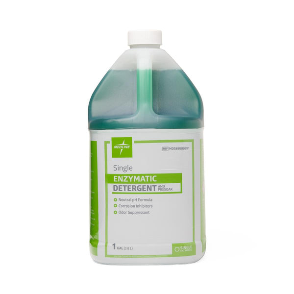 Enzymatic Presoak Cleaner/Detergent, Single-Enzyme, 1 gal. (3.8 L) Bottle, 1/EA  (MDS88000B91H) Each