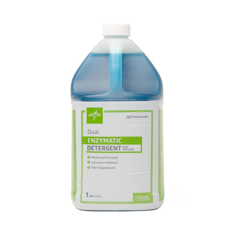 Enzymatic Presoak Cleaner/Detergent, Dual-Enzyme, 1 gal. (3.8 L) Bottle, 1/EA  (MDS88000B9H) Each