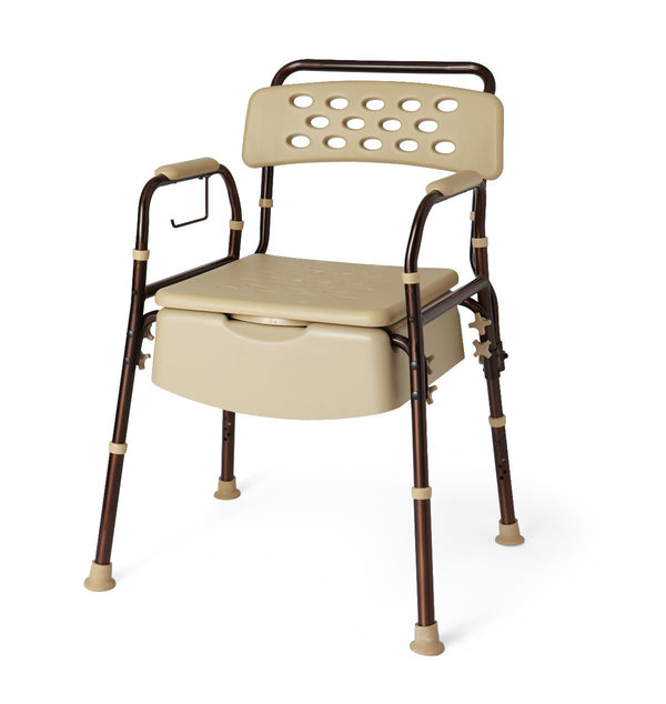 Bedside Commode with Microban, 1/CS (MDS89664ELMB) Case of 1