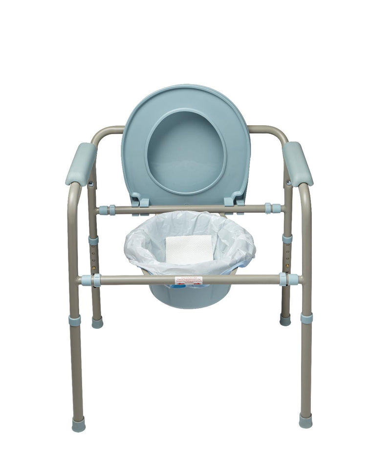 Commode Liners with Absorbent Pad, 6/CS (MDS89664LINER) Case of 6