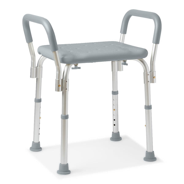 Knockdown Shower Chair With Arms, Without Back, 1/EA  (MDS89740RWAH) Each