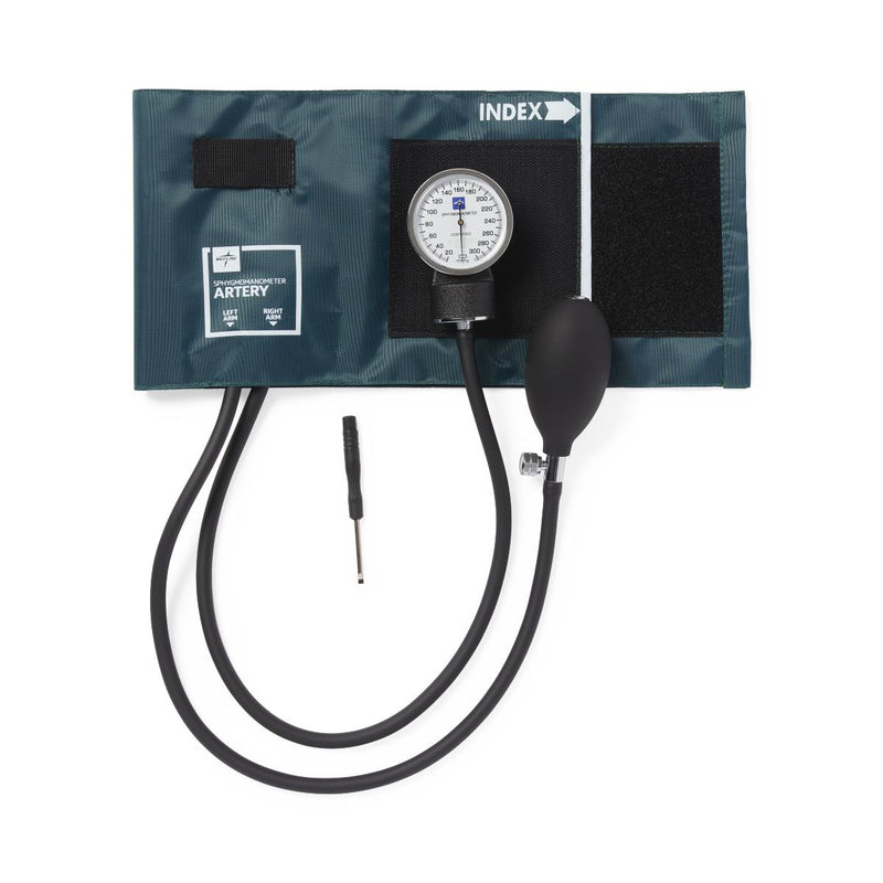 Compli-Mates Handheld Aneroid Sphygmomanometer with Nylon Case, Hunter Green, 1/EA  (MDS9108) Each