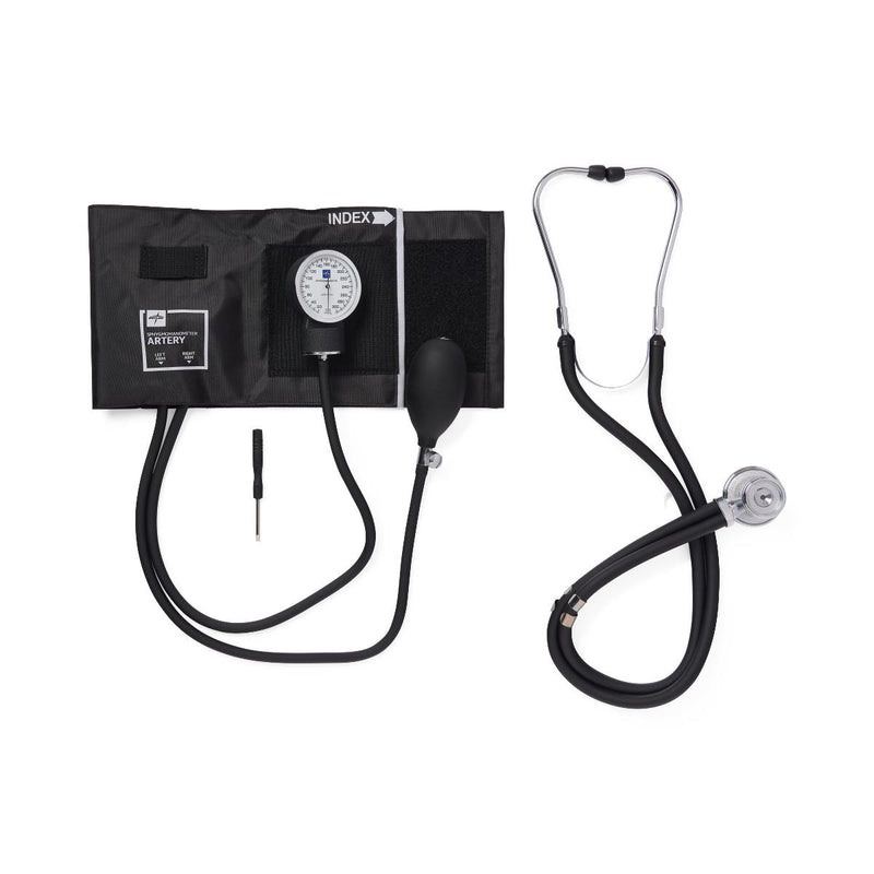 Sphygmomanometer/Sprague Rappaport Stethoscope Combo Kit, Black, 1/EA  (MDS9125) Each