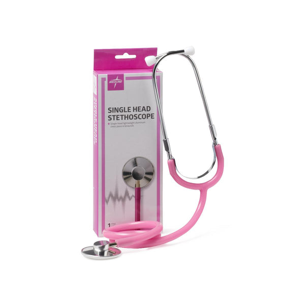Single-Head Stethoscope, Pink, 1 EA (MDS926109) Each