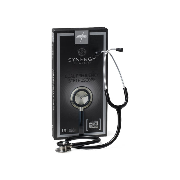 Synergy Dual-Frequency Stethoscope, Black, 1 EA (MDS926501) Each