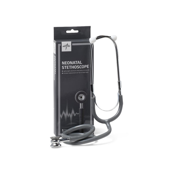 Dual-Head Neonatal Stethoscope, Gray, 1 EA (MDS9565) Each