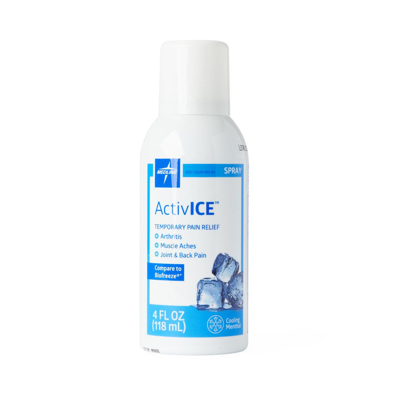 ActivICE Topical Pain Reliever, 4 oz. Spray, 3-Pack, 8/CS (MDSAICESPRYP) Case of 8