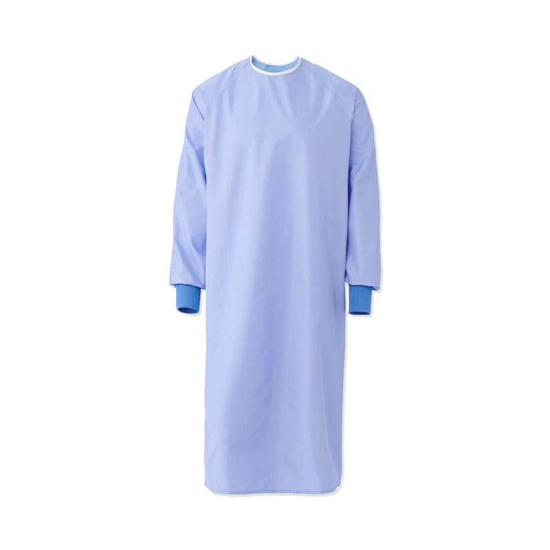 Blockade Reusable Cover Gown, 1-Ply, Ceil Blue, AngelStat Back, Ties at Neck and Back, Size L, 12/DZ  (MDT012090L) 1 Dozen