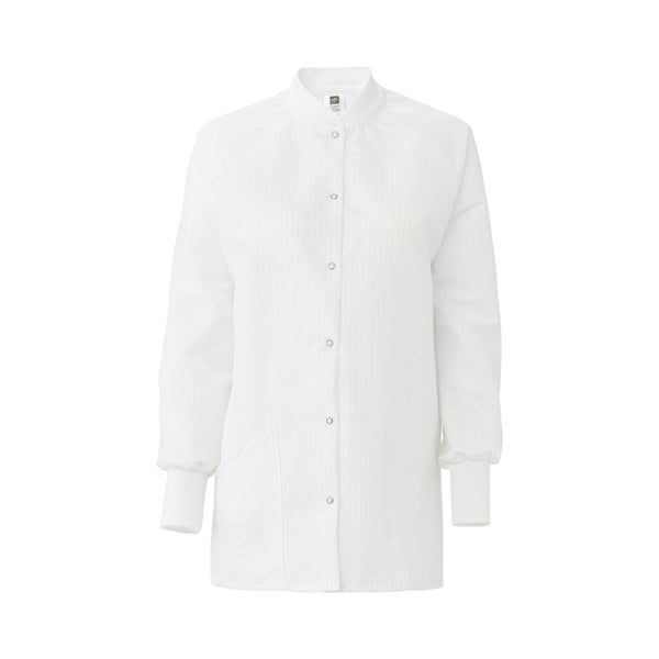 Resistat Women's Warmup Jacket White, Size M, 1/EA  (MDT046883M) Each