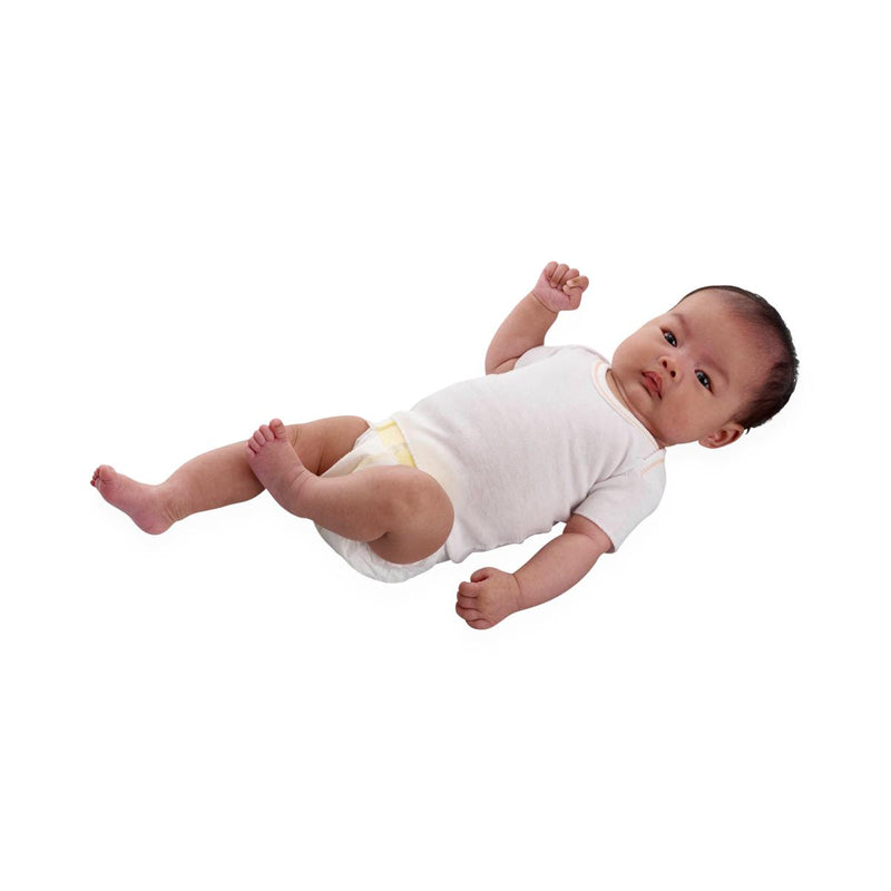 Baby Slipover Short-Sleeve Shirt, White, 3 Month, 12/DZ  (MDT2112551) 1 Dozen