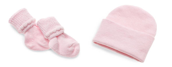 Head and Foot Warmer Set, Pink, 12/DZ  (MDT211432P) 1 Dozen