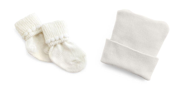 Head and Foot Warmer Set, White, 12/DZ  (MDT211432W) 1 Dozen