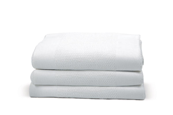 Thermal Spread Blanket, White, 100% Cotton, 66" x 96", 2.5 lb., 1/EA  (MDTTB4C25WHIR) Each