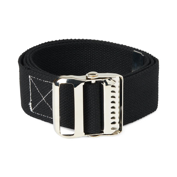 Cotton Gait/Transfer Belt with Metal Buckle, 2" x 54", Black, 1 EA (MDT821203BS) Each