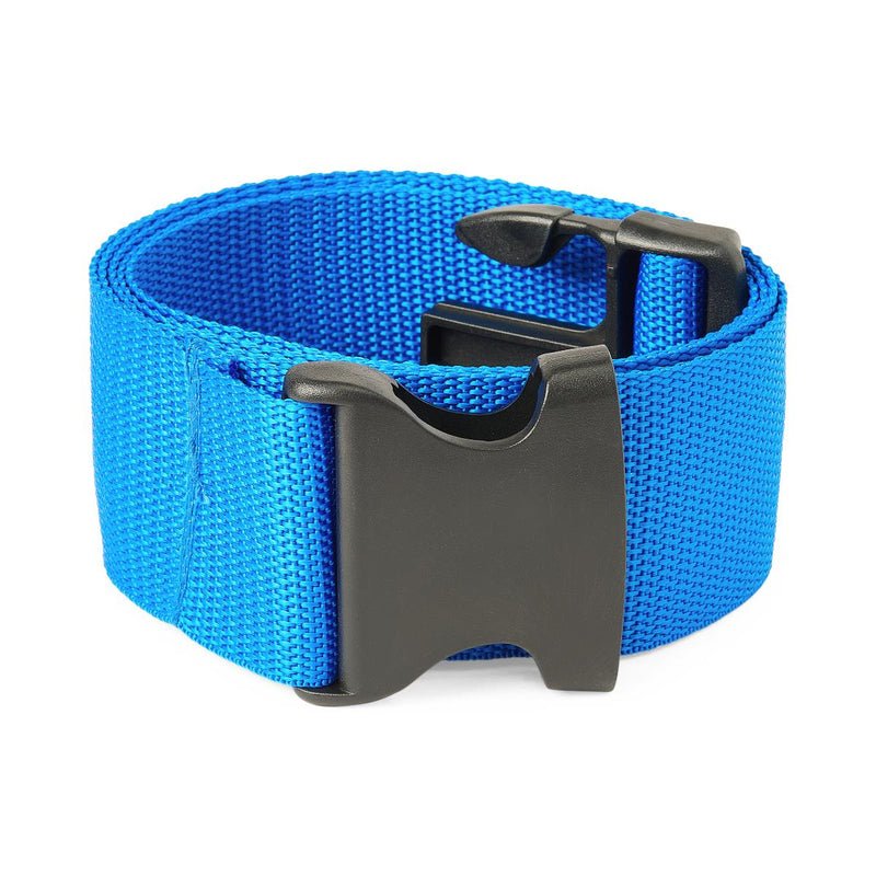Polypropylene Gait Belt with Plastic Buckle, 60", Blue, 1 EA (MDT821206BLU) Each