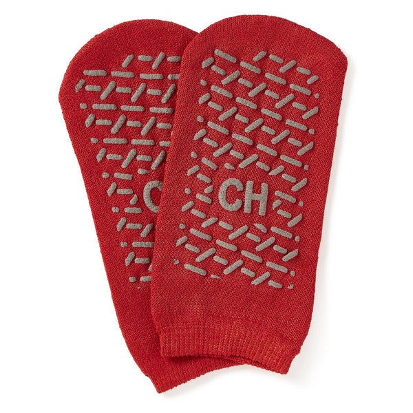 Double-Tread Patient Slippers, Red, Child, 48/CS  (MDTPS4B01FPR) Case of 48