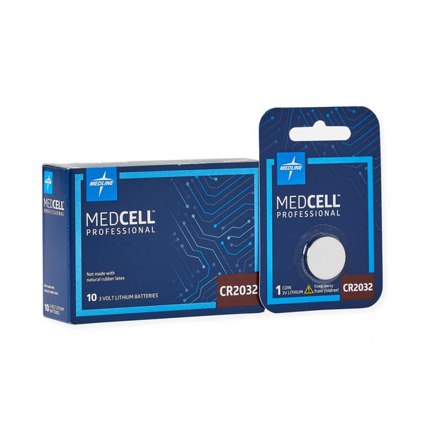 MedCell Lithium Battery, CR2032, 10/BX (MPHBCR2032) Box of 10