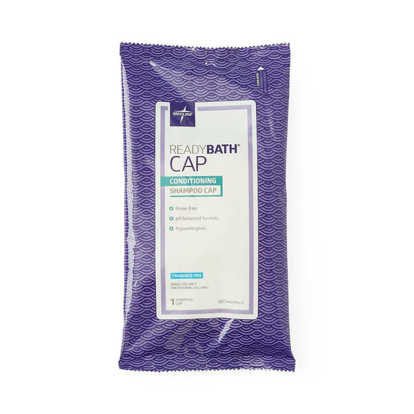 ReadyBath Rinse-Free Conditioning Shampoo Caps, Fragrance Free, 30/CS (MSC095231) Case of 30