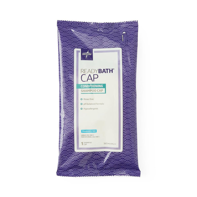 ReadyBath Rinse-Free Conditioning Shampoo Caps, Fragrance Free, 30/CS (MSC095231) Case of 30