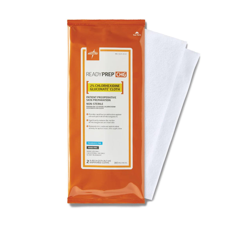 ReadyPrep 2% Chlorhexidine Gluconate (CHG) Preoperative Cloths, 2 Cloths/Pack, 48/CS (MSC096CHG) Case of 48