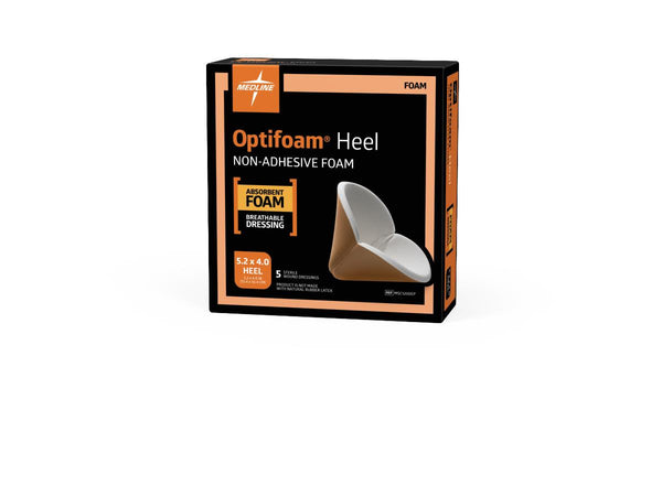 Optifoam Heel Nonadhesive Foam Wound Dressing, in Educational Packaging, 1/EA  (MSC1200EPH) Each