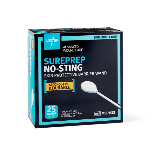 SurePrep No-Sting Skin Protective Barrier, Wand, 3 mL, 25/BX  (MSC1513Z) Box of 25