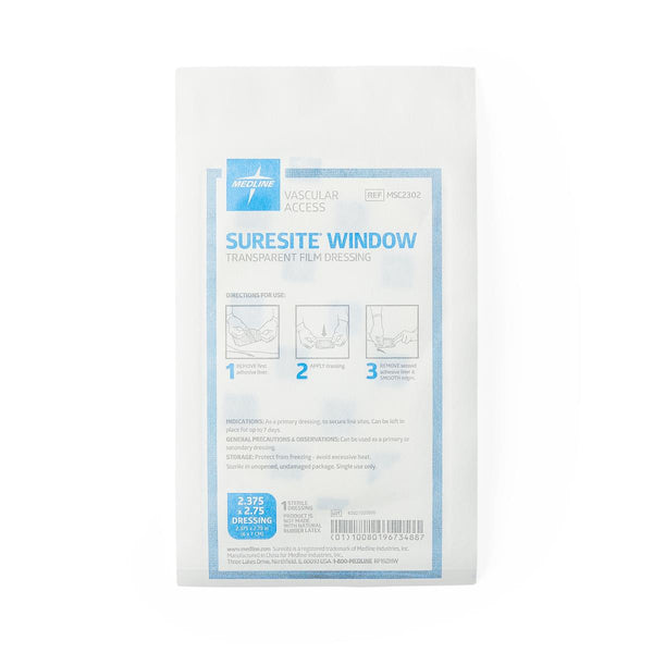 SureSite Window Transparent Film Dressings, 2.375" x 2.75", 1/EA  (MSC2302H) Each