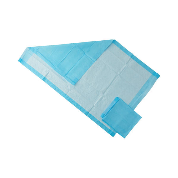 Protection Plus Underpad, Light Absorbency, 23" x 36", Blue, 150/CS (MSC281226C) Case of 150