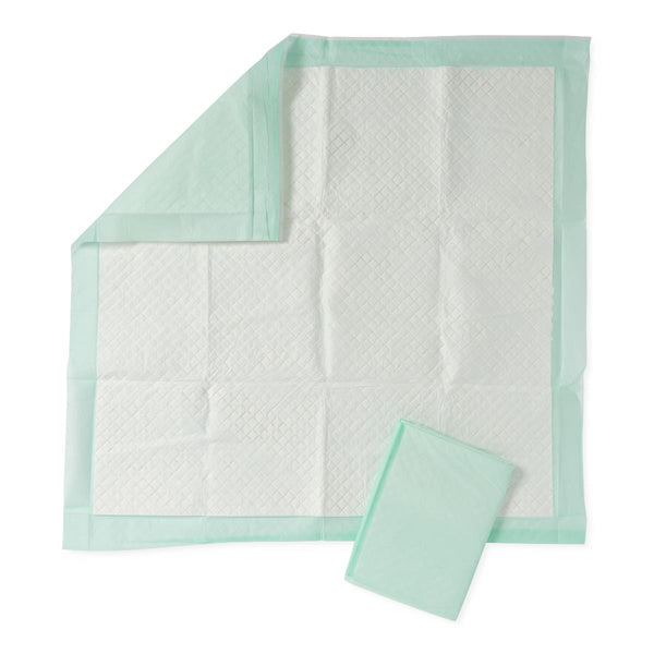 Protection Plus Underpad, Moderate Absorbency, 36" x 36", Green, Quilted, Inner Packs of 5/Bag, 50/CS  (MSC281271P) Case of 50