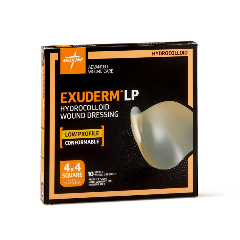 Exuderm LP Low-Profile Hydrocolloid Wound Dressings, 10/BX (MSC5100) Box of 10