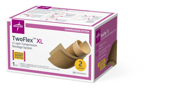 TwoFlex XL 2-Layer Compression System, 8/CS  (MSC6800XL) Case of 8