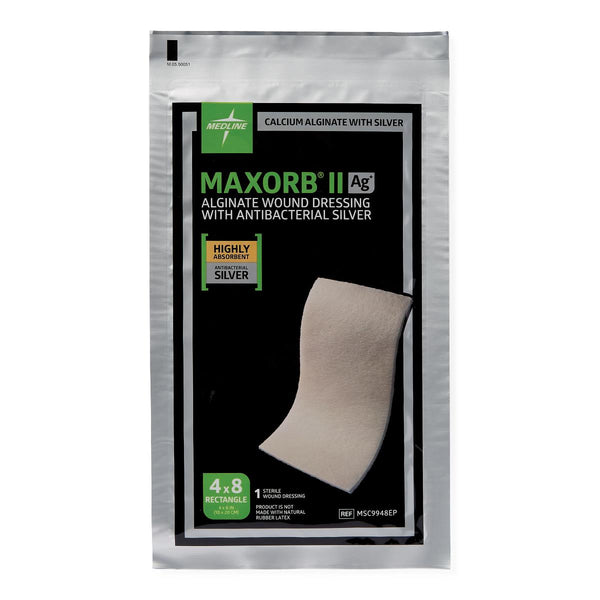 Maxorb II Silver Alginate Dressings, 5/BX (MSC9948EPZ) Box of 5