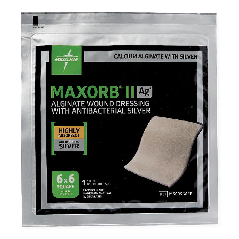 Maxorb II Silver Alginate Dressings, 50/CS (MSC9966EP) Case of 50