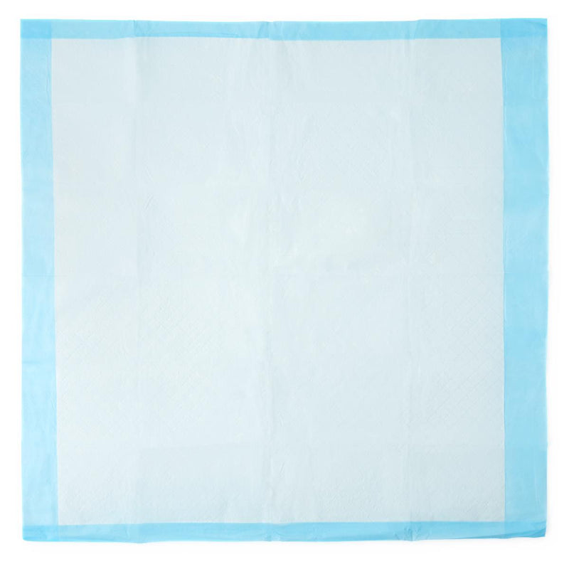 Fluff and Polymer Underpad, Light Absorbency, 30" x 30", Blue, Inner Packs of 5/Bag, 150/CS (MSCB281245LB) Case of 150